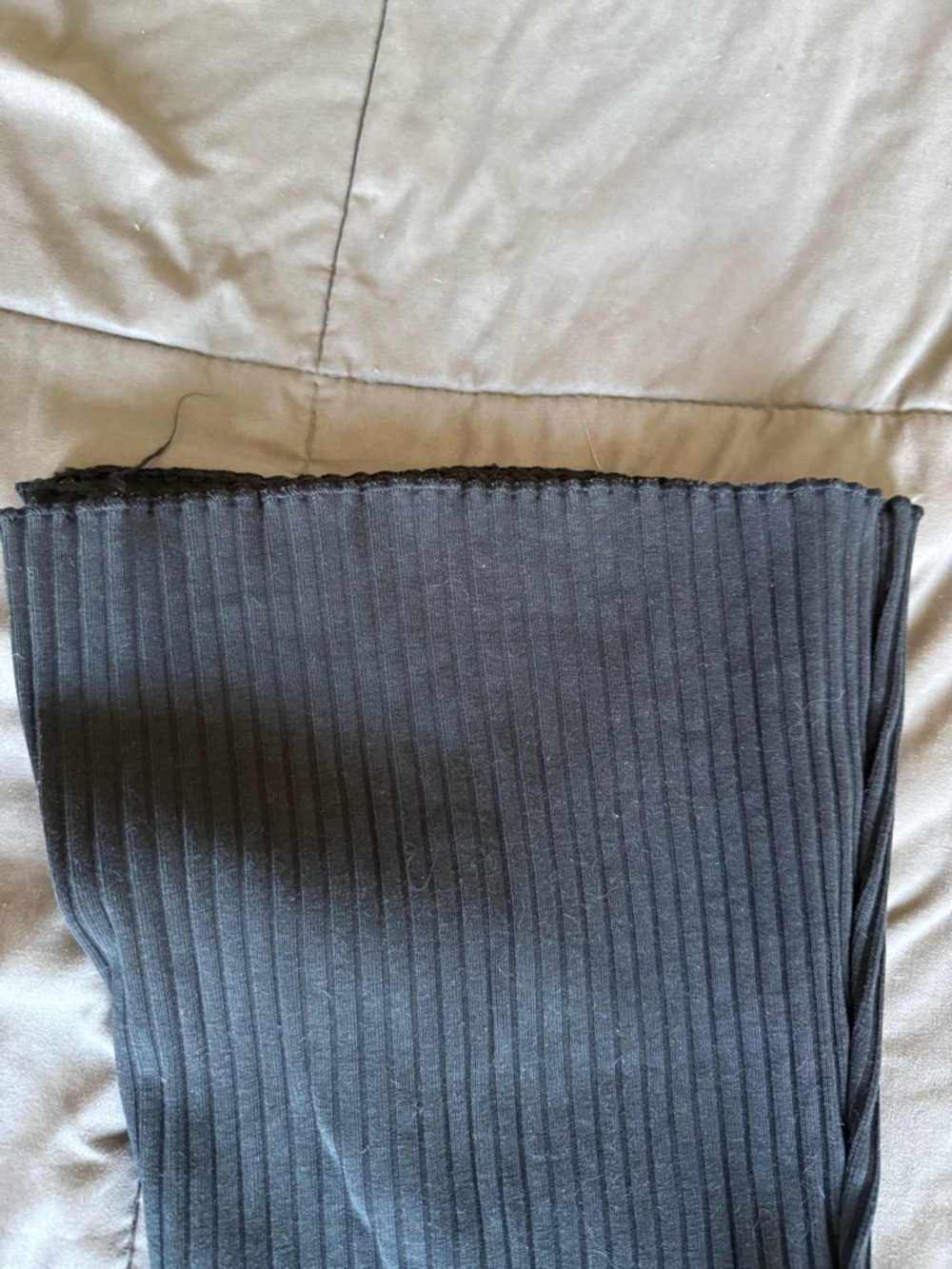 Womens Nike Flare Ribbed Pants - Picture 4 of 5